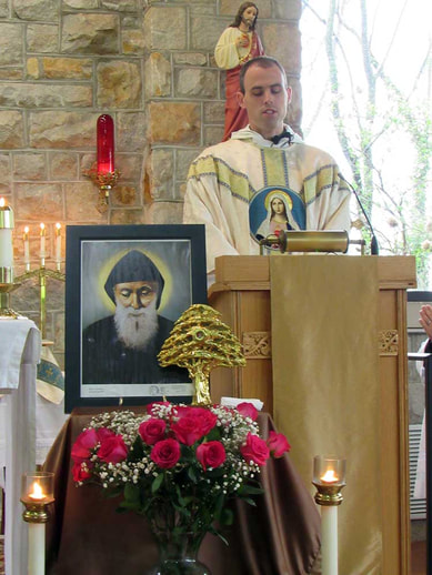 Fr. Theodore Trinko (IVE) during homily